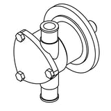 Raw water pump parts (STM6109 with triangular faceplate)